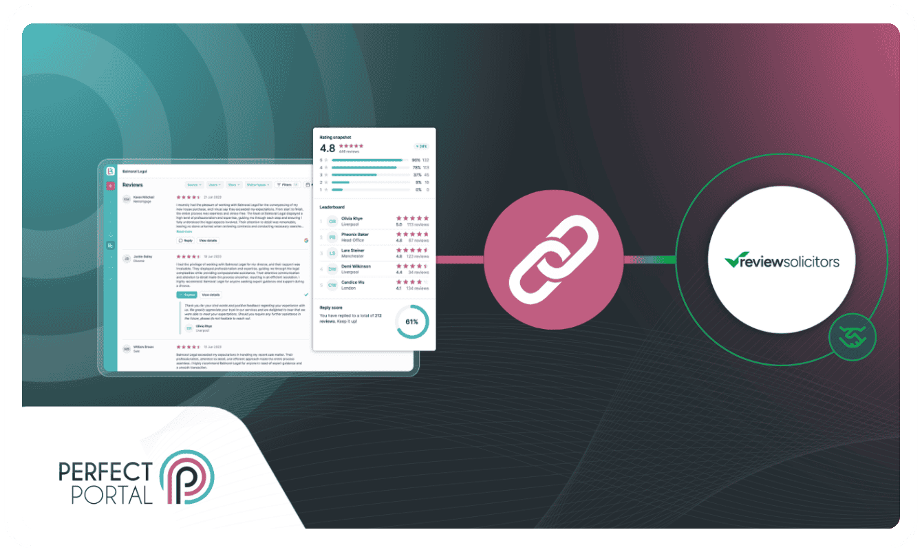 ReviewSolicitors is partnering with Perfect Portal (October 13, 2020)