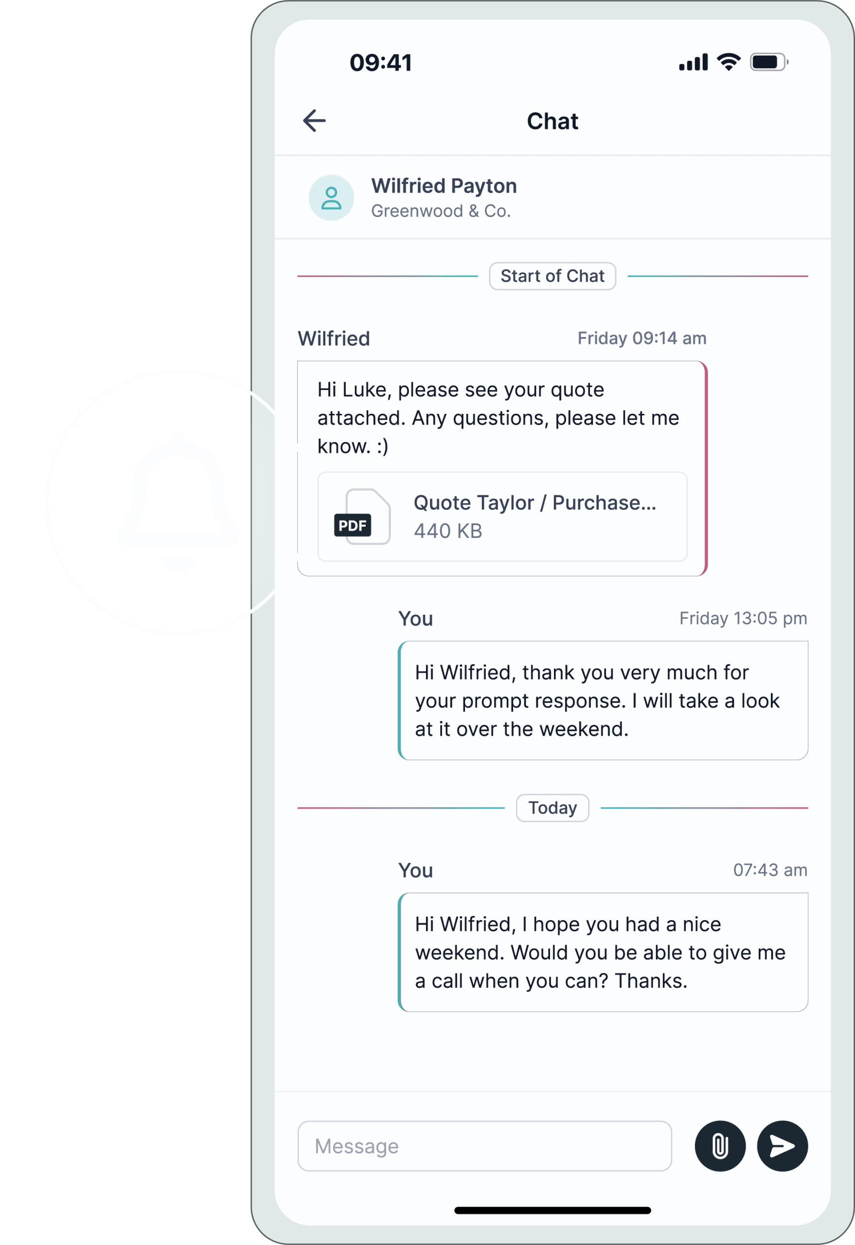 Client Communication Hero Image