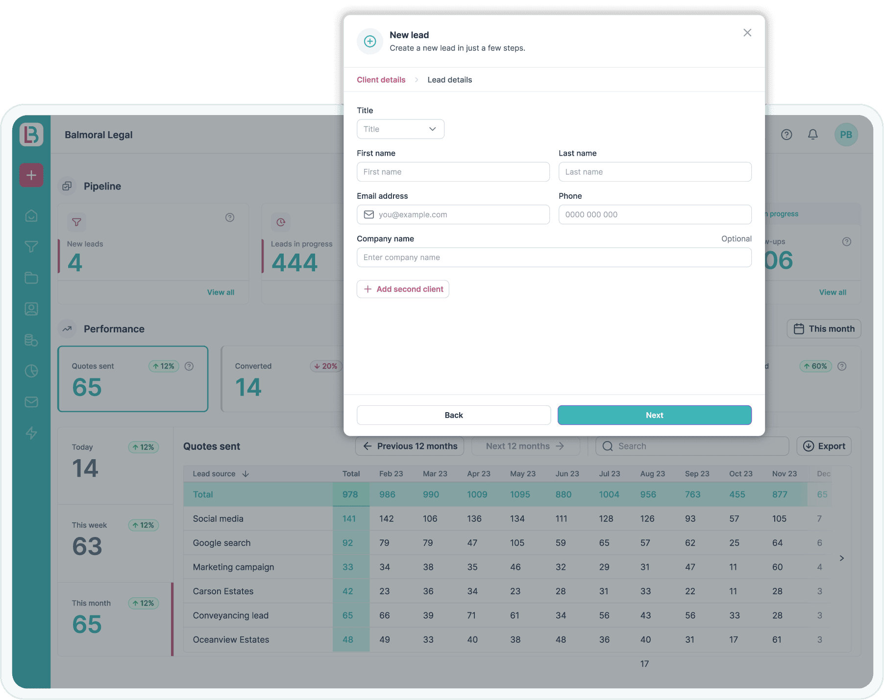 Feature Section - Solicitor Portal