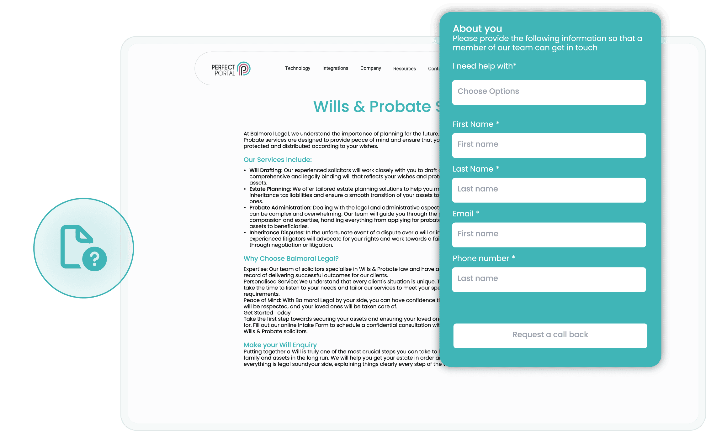 Lead Intake Form Web